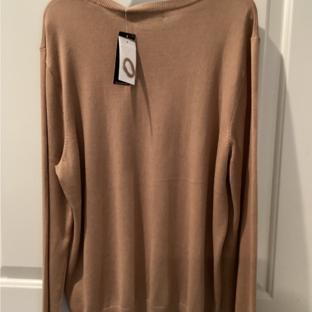 Ralph Lauren Scoopneck Sweater in Camel/Tan